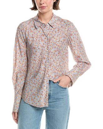 Rebecca Taylor Print Silk Shirt