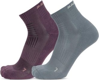 Mammut Multisport Quarter 2-Pack Multifunktionssocken - Unisex | grau
