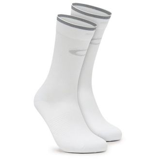 Oakley Cadence Socks 2.0 Velosocken f&uuml;r Herren | wei&szlig;/grau