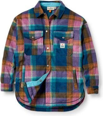 Passenger East Recycled Polar Fleece Shirt Hemd f&uuml;r Damen | bunt