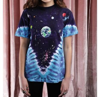 Liquid Blue Unisex Universe Space 1992 Reprint T Shirt In Blue