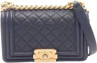 Chanel Pre-owned Boy Shoulder Bag - - Pre-owned - Donna - Blu - ONE SIZE