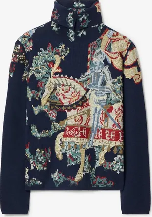 Burberry Heraldic Knight Wool Sweater