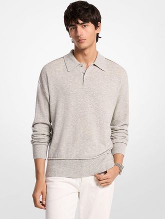 Michael Kors Wool Polo Sweater