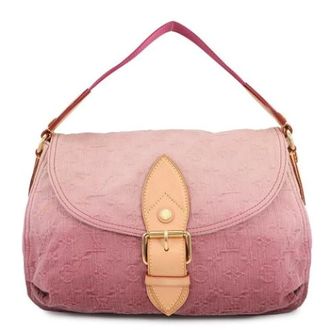 Louis Vuitton Pre-owned Shoulder Bags, female, Pink, Size: ONE SIZE Pre-owned Vintage Monogram Denim Shoulder Bag