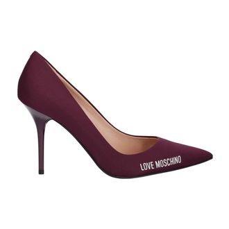 Love Moschino Dames, Schoenen, Paars, Maat: 41 EU Leer