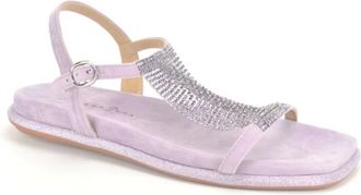 Alma En Pena Sandalen met Stras Plat - Dames - Sandalen - Paars - 36 EU - Schoenen