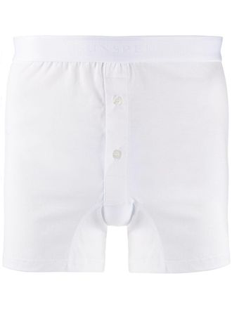 Sunspel Slip met merk - Wit