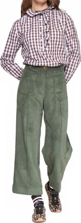 Vilagallo Womens Dorin Pants In Green