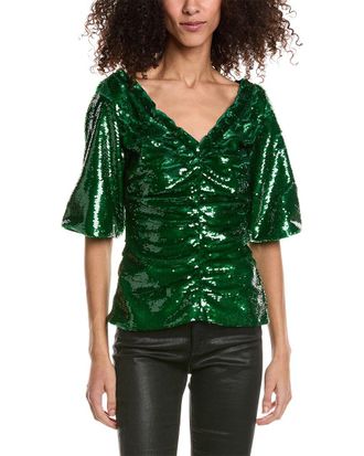 Ganni Sequin Blouse