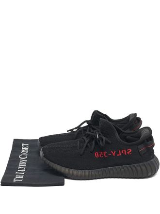 Yeezy by Kanye West Boost V2 350 knitted sneakers - women - Fabric/Fabric/Rubber - 43 - Black