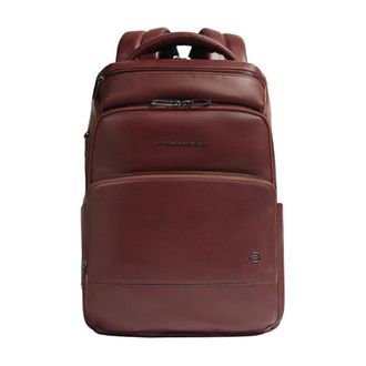 Piquadro Backpacks, male, Brown, Size: ONE SIZE Personalizable Laptop Backpack 14