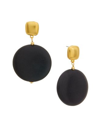 Kenneth Jay Lane 18K Plated Dangle Earrings