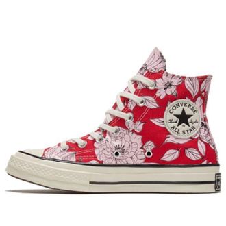 Converse (WMNS) Converse Chuck 70 High Vintage Floral - University Red 568373C