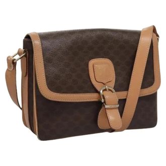 Celine Pre-owned Vintage Schoudertas - Dames - Vintage Schoudertas - Bruin - ONE Size - Leer - Vintage