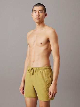 Calvin Klein Medium Zwemshort Met Trekkoord - Logo Embroidery