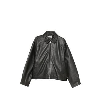 Cole Buxton Leather Zip-up Jacket