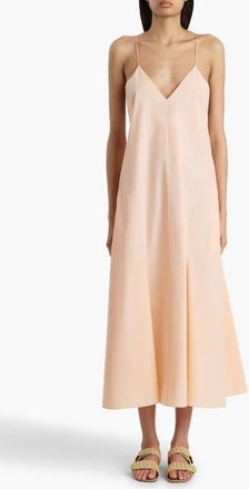 Khaite Iben Slipdress in Light Peach at Nordstrom, Size 10