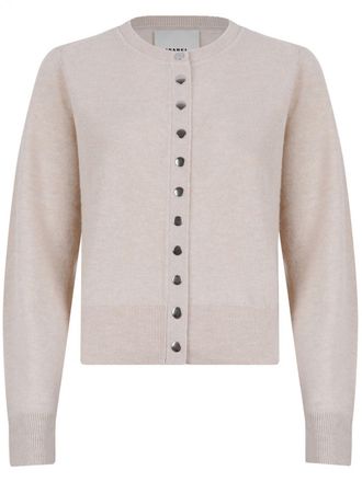 Isabel Marant Cropped Cardigan with Button-Down Front and Ribbed Detailing
