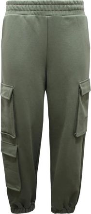 Hinnominate Hmabw 01423 Cargo Trainingsbroeken - Dames - Sweatpants - Groen - S - Broeken
