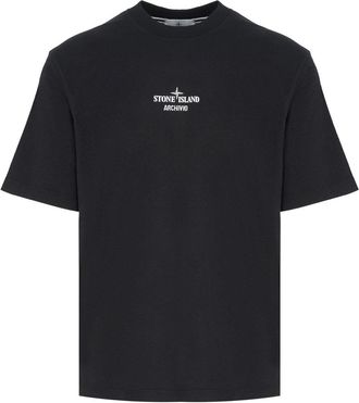 Stone Island BRANDED 2100033 T SHIRT Size: XXL, colour: BLACK