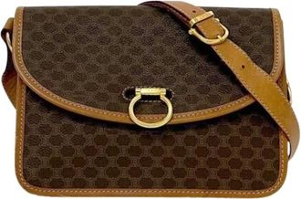 Celine Pre-owned Cross Body Bags, female, Brown, Size: ONE SIZE Pre-owned Vintage Cross Body Bag