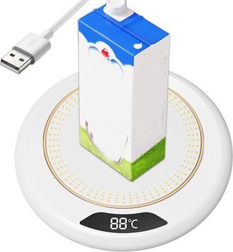 OEM Calentador Tazas Calentador Tazas El&eacute;ctrico, Calentador El&eacute;ctrico Inteligente, Calentador Port&aacute;til, Calefactable Flexible 3 Ajustes Habitaci&oacute;n