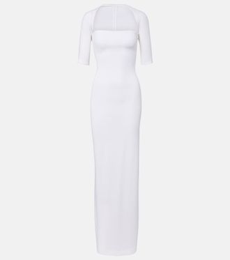 Jacquemus Bolero jersey gown