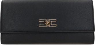 Elisabetta Franchi Clutch in pelle - Nero