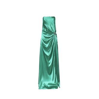 Genny Gowns, female, Green, Size: M Maxi Dresses