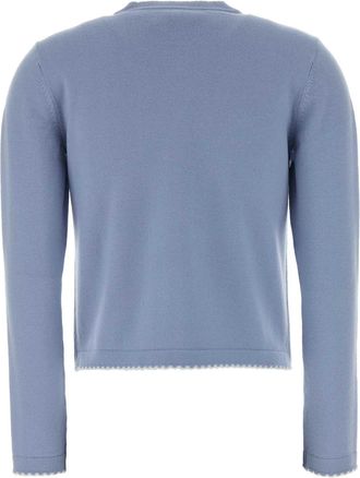 Tory Burch Wool Cardigan - Blue