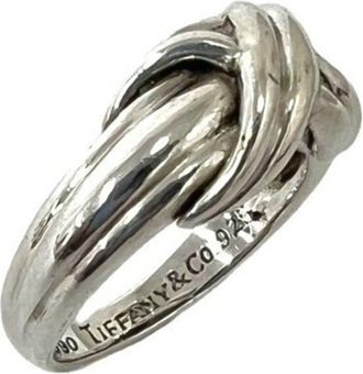 Tiffany & Co. Silver Silver 925 Band Ring (Pre-Owned)
