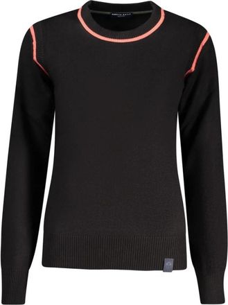 North Sails Rondgebreide trui - Dames - Ronde hals truien - Zwart - XS - Polyester - Truien & Vesten