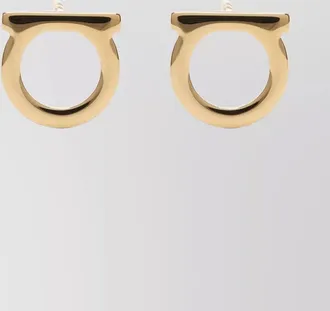 Ferragamo gancini stud earrings