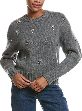 SIMKHAI Simkhai Coraline Crewneck Wool & Cashmere-Blend Sweater