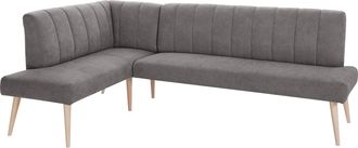 Exxpo Sofa Fashion Eckbank »Costa, moderne Rückensteppung, bequem und elegant, hoher Holzfuss« hochwertig verarbeitet, Frei im Raum stellbar