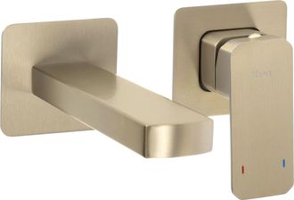 Rea Grifo De Lavabo Empotrado Rea Arlo Brush Gold