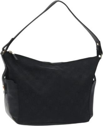 Ferragamo Tweedehands Canvas handtassen - Dames - Vintage Handtas - Zwart - ONE Size - Vintage