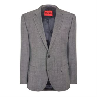 HUGO BOSS Hugo Mens 10267480 01 in Open Grey - Size 36 (Chest)