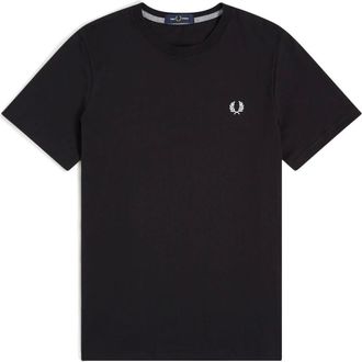 Fred Perry T-shirt girocollo - - Tops - Uomo - Nero - S