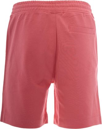 HUGO BOSS Mens Bermuda Shorts Terry Light Pastel Red Light-Pastel Cotton Light/pastel