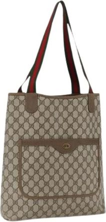 Gucci Pre-owned Tote Bags, female, Beige, Size: ONE SIZE Pre-owned Vintage Tote Bag