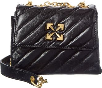Off-white Jack Hammer Leather Wallet On Chain