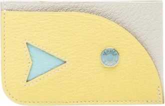 Herm&egrave;s Pre-owned Card Holder - - Pre-owned - Donna - Giallo - ONE SIZE