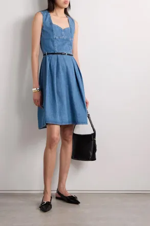 Givenchy Sweetheart Denim Dress - Blue