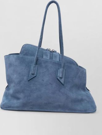 The Attico leather shoulder bag dual top handles