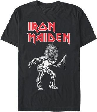 Iron Maiden Mens Iron Maiden Eddie Knife T Shirt in Black at Nordstrom, Size Xxx-Large