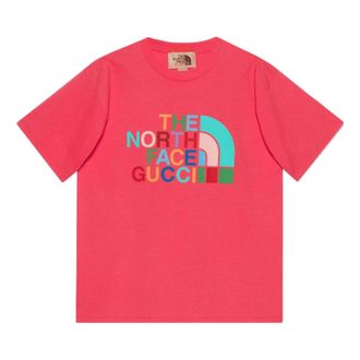 Gucci x The North Face Cotton T-Shirt Pink 616036-XJDTV-5519
