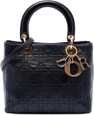 Dior Pre-owned Dior Medium Lambskin Cannage Lady Dior Ladies ZHSUC1O1S1IDEEU7