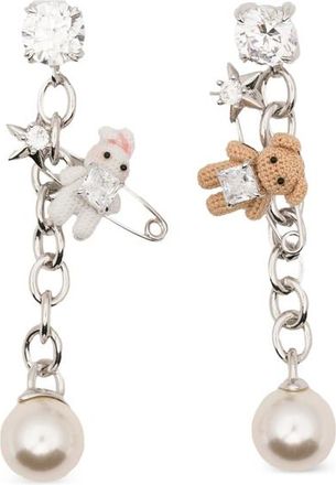 Yvmin Crystal-embellished Drop Earrings